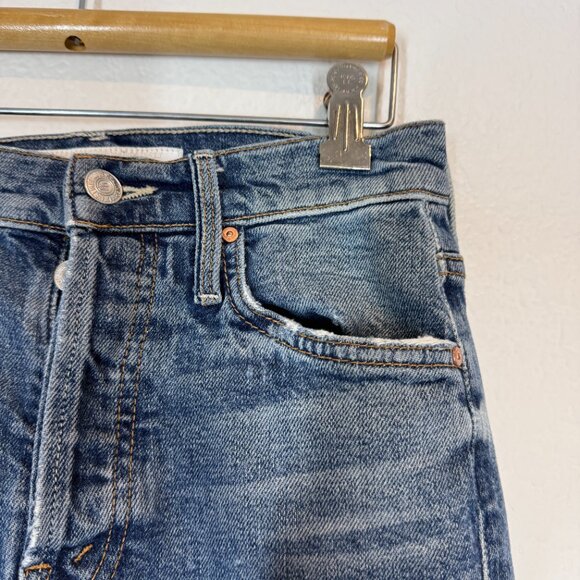 Mother Superior The Tomcat Jeans Button Fly Distressed Size 24 - Picture 7 of 16